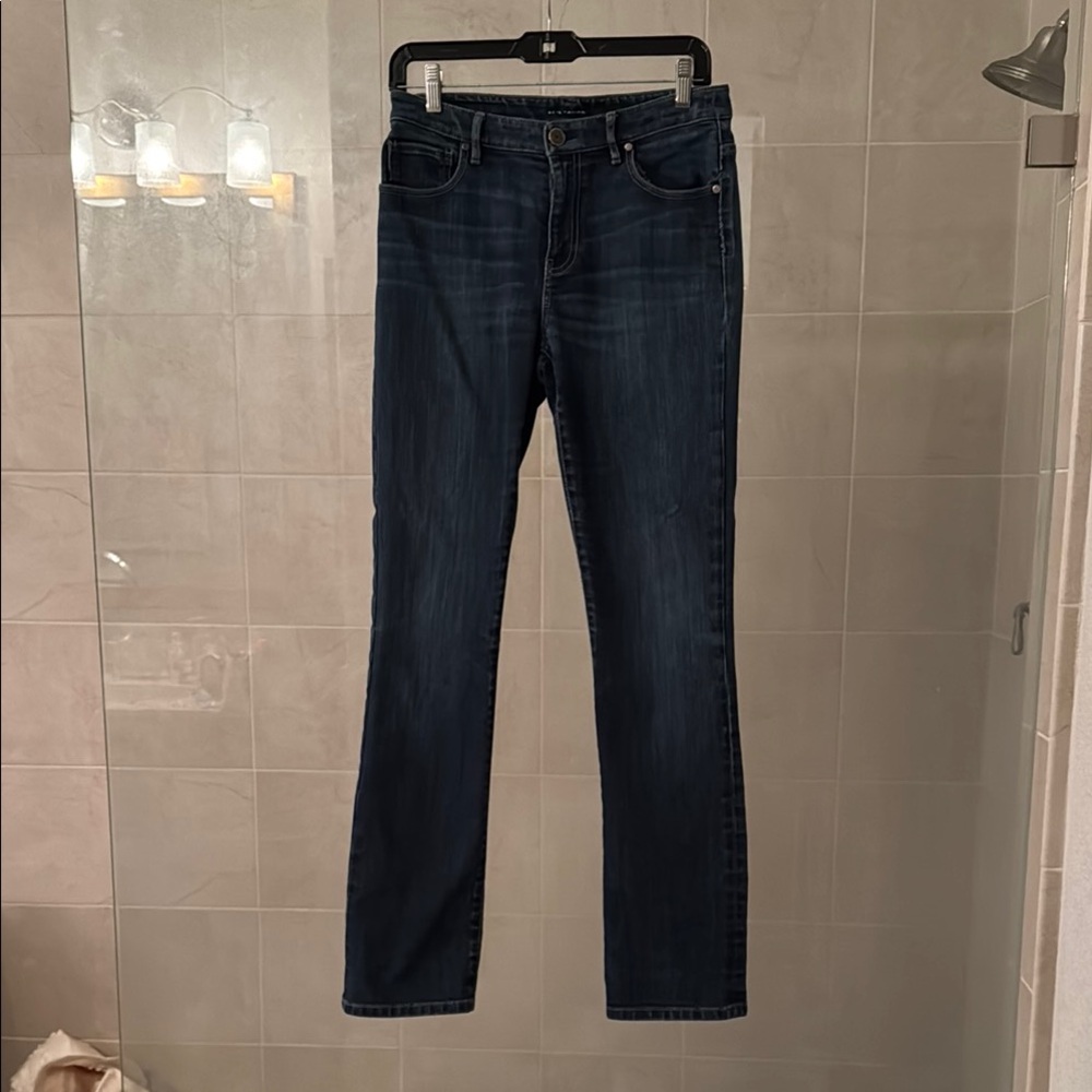 Ellie Tahari Dark Blue Denim Jeans